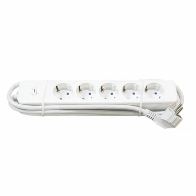 China 5 Way European Standard 16A Wi-Fi Smart Power Strip Power Metering for sale