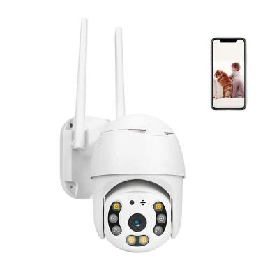 China Camera HD 1080P Outdoor Wireless Wi-Fi IP Camera Two Way Audio Auto Tracking Night Vision IP65 Waterproof for sale