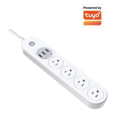 China Glomarket Smart  Home US USB Charing Flame Retardant Safety Cover Wi-Fi Power Strip for sale