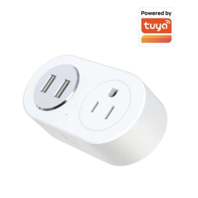 China Glomarket Smart  Home US Standard  WiFi Smart Plug (US1P+2U)With  USB Charging Remote Control Work With Google&Alexa for sale