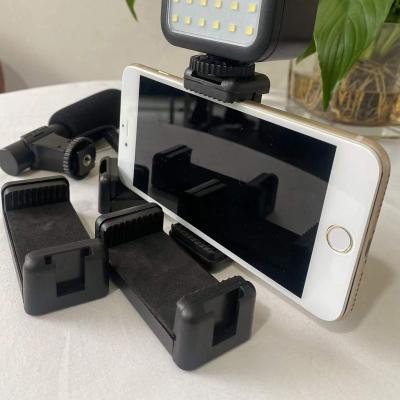 China Universal Adjustable Mobile Phone Holder E Shape Tripod Mobile Phone Live Broadcast Bracket Accessory for sale