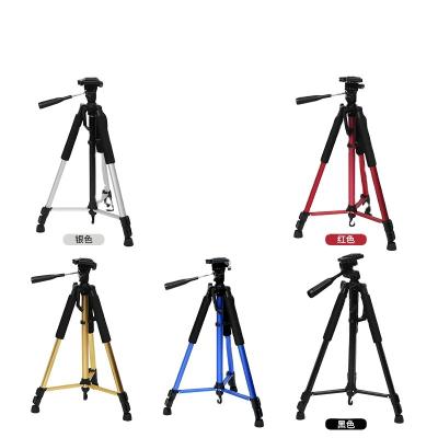 China Carema 3366 Professional Portable Tripod 140cm/Hot Selling Professional Lightweight Tripod Mobile Phone Tripod for sale