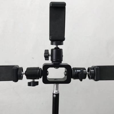 China Support Self Live Broadcast By Phone Multi Function Three Brackets Universal Live Broadcast Phone Mount Adapter for sale