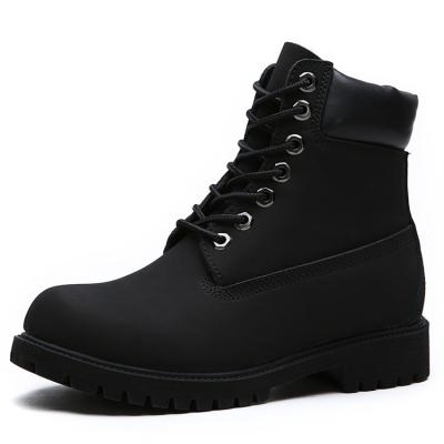 China Hot Selling Low Price Professional Sports Anti-skid Leather High Quality High Top Safety Boots Winter Mens Shoes for sale