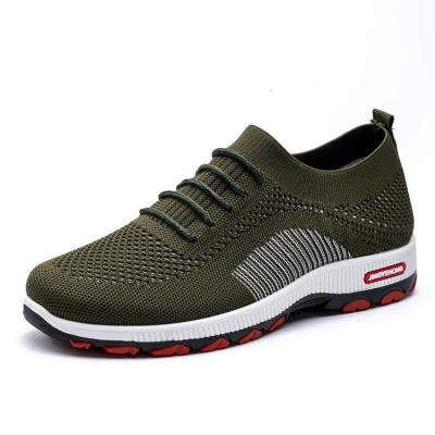 China Breathable Made In China Fashion Mens Sports Shoes Outdoor Shoes Black Breathable Running Shoes for sale