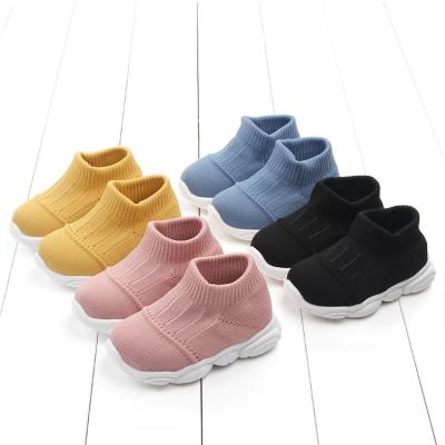 China Other Factory Wholesale Baby Shoes Solid Soft-soled Soft-toed Pre-toe Baby Sport Shoes Good Quality for sale