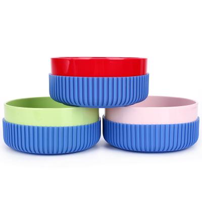 China 2021 New Pet Dog Bowl PC Silicone Travel Auto Soft Non-slip Dog Bowl Portable Dog Bowl For Pet Cats To Feed Water for sale