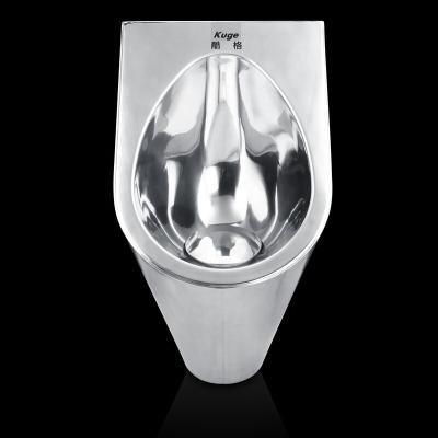 China Good Price Modern Metal Urinal Stainless Steel Wall Mount Urinal Waterless Toilet Bowl For Male for sale