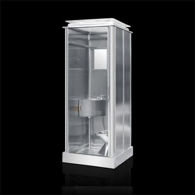 China Good Price Modern Outdoor Bathroom Stainless Steel Prefab Shower Room Enclosures for sale