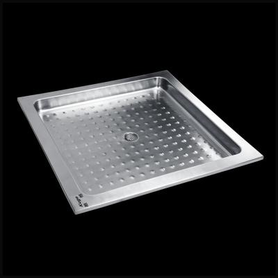 China Modern Standard Size Caravan Shower Tray Stainless Steel Shower Base Tray Price for sale