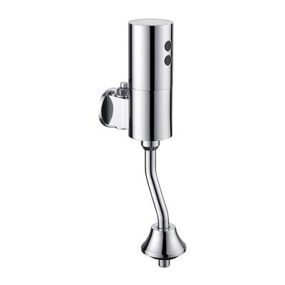 China Modern Hand Motion Sensor Toilet Free Flush Fixture Exposed Bracket Style Urinal Sensor Flush Valve for sale