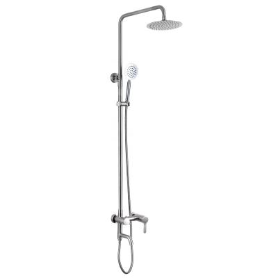 China Modern Cheap Price Stainless Steel Rain Shower Set Bathroom Bathtub Rainfall Shower Head for sale