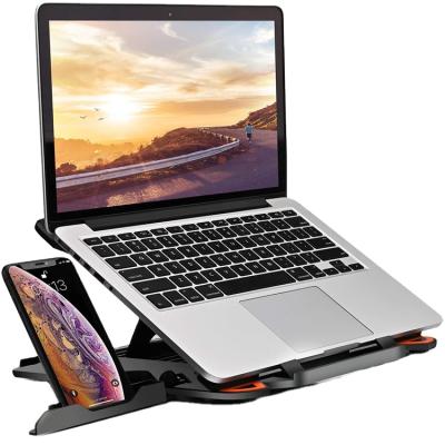 China Large Roc Foldable PC Stand (Height) Notebook Fold Stand Laptop Adjustable 360 ​​Degree Laptop Stand Black Laptop Stand for sale