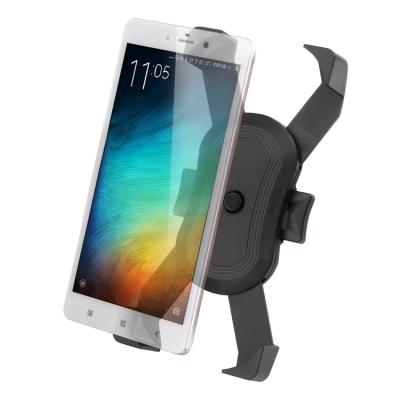 China Hj Universal ABS+silicone Bike Phone Holder Bike Support Motorcycle Phone Holder Smartphone Holder for sale