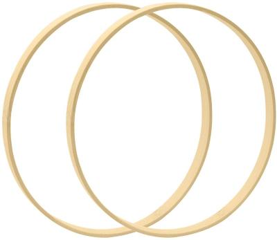 China 12 Inch 2pcs Wooden Bamboo Floral Circles Braid Rings To Make Wedding Garland for sale