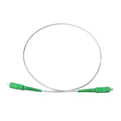 China SC RPA 9125 SX 0.9mm 3m Fiber Patch Cord PVC Single Mode Fiber Optic Patch Cord Fiber Optic Patch Cord for sale