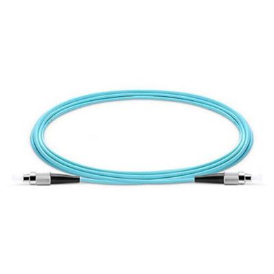 China Fiber Optic Jumper Patchcord OM3 Aqua FC to FC Patch Cord Multimode Fiber Optic Patch Cord for sale