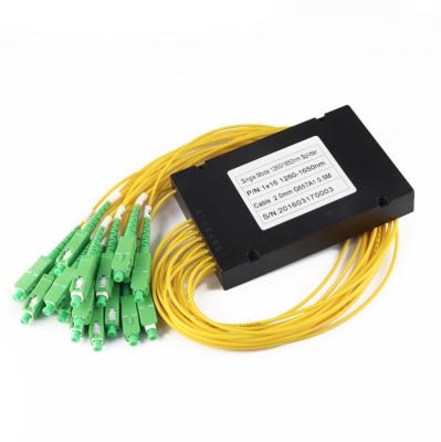 China 1X16 PLC Splitter ABS Box SCUPC SCAPC Fiber Optic Splitter Fiber Optic PLC Splitters for sale