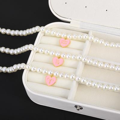 China Y2K TRENDY Zodiac Necklaces Bead Necklace For Women Teen Girls Cute Bead Zodiac Sign Necklace 12 Constellation Astrology Necklaces for sale