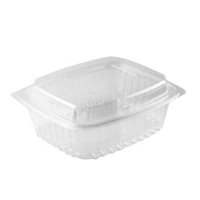 China Disposable Easy Green Disposable Plastic Clear Packaging Salad / Fruit Bowl With Dome Lid for sale