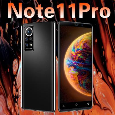 China Hot Selling Double New Note11 Pro Big Screen Mobile Phones 2022 6+256GB 5G Net Price Lower for sale