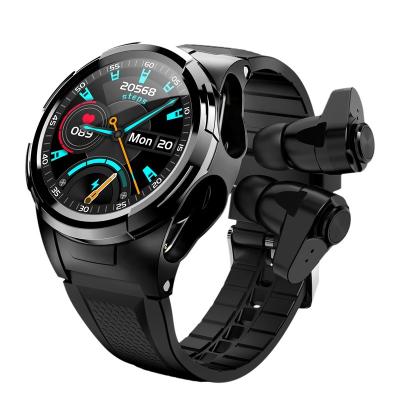 China Brand New In-ear Smart Watch S201 Men's Smart Bracelet With Headphones Music Sports For Exercise Running 2 in 1 Android 2 in 1 earbuds for sale