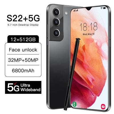 China Dual SIM Card Global Version Mobile Phone Original S22 6.7 inch 12GB+512GB Android Smartphone 10 Core Unlocked Version for sale