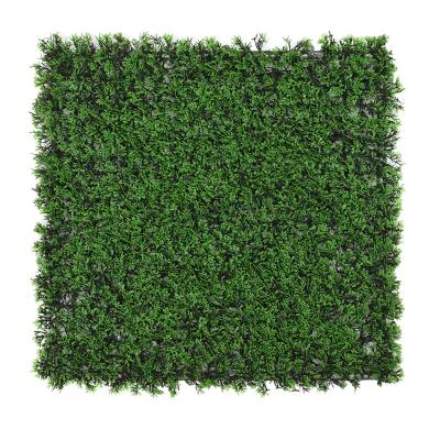 China Contemporary High Quality Decor Privacy Artificial Boxwood Ivy Screen Faux Greenery Wall Panels Hedge Topiary Plant for sale