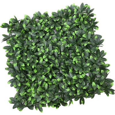 China Artificial Plant Wall Mats Panels Topiary Hedge Boxwood Seedlings High Quality Eco-Friendly Outdoor Greenery for Garden Backyard for sale