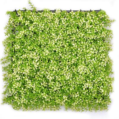 China Eco-friendly Anti UV Plastic Decorative Artificial Plant Green Panels Outdoor Artificial Plant Wall for sale