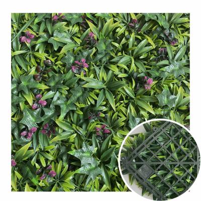 China New Eco-friendly Fresh PE Artificial Hedge Boxwood Wall Panels Wholesale For Garden for sale