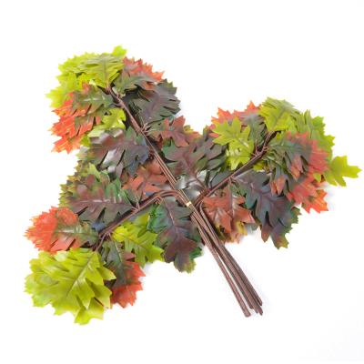 China Minimalist Artificial Plants Tree Branches and Leaves Artificial Acorn Leaves Imitation Plants for sale