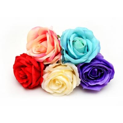 China Eco-friendly Popular Artificial Multicolor Artificial Flower Garden White Artificial Flowers for sale