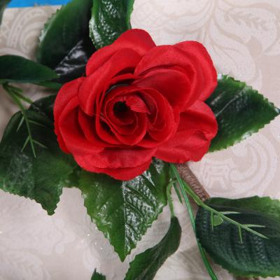 China 2021 Eco-friendly Artificial Popular Gift Rose High Quality Artificial Flower Garden for sale