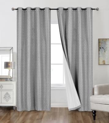 China Blackout jacquard curtain with 100% blackout for sale