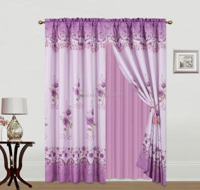 China 2Pcs Valance Fashion Trendy Window Curtains for sale