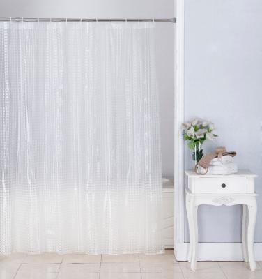 China Sustainable Unique 3D Peva Shower Curtains for sale