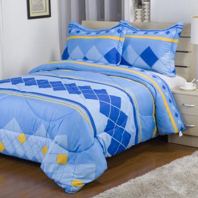 China Fashion Design Print Home Comforter Set Bedding Polyester Bedspread for sale