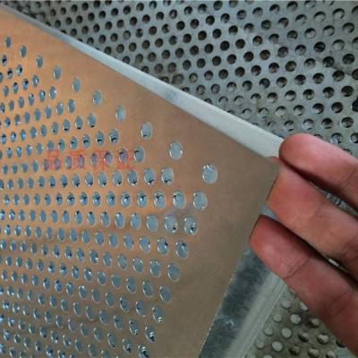 China Protective Mesh BBS Perforated Circle Round Balcony Mesh Balcony Perforated Hole Metal Punching Mesh for sale