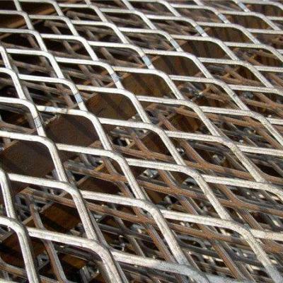 China Corrosion Resistance Best Price Heavy Duty Diamond Flat Plate Expanded Metal Steel Mesh for sale