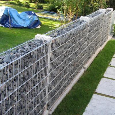 China Anti-corrosive. Antioxidation 3.0mm Welded Stone Cage For Garden / Welded Gabion Box for sale