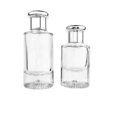 China Personal Care 30ml Horizontal Perfume Bottle Machine Rectangle Perfume Glass 50ml Glass Coloring Bottle for sale