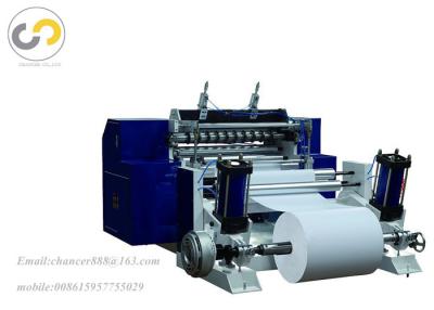 China Automatic thermal paper roll slitting machine, thermal paper roll cutting machine for sale