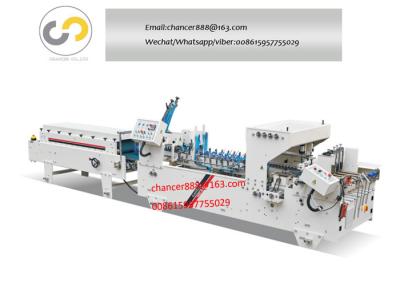 China Automatic bottom edging box forming machine, cardboard folder gluer for sale