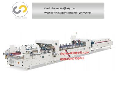 China Automatic Corrugated Box Folder Gluer Machine, Carton folder gluer for sale