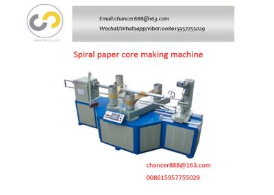 China Multifuctional knife spiral tube winding machine, paper tube making machine in China for sale