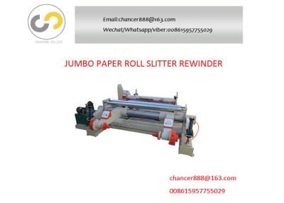 China Jumbo paper roll cutting machine, paper roll slitter rewinder for paper core, straw roll for sale