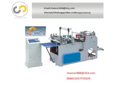 China Drinking labels sheet cutting machine from roll to sheet for pvc film, paper for sale