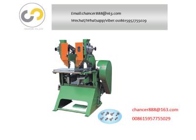 China File double head riveting machine ,eyeleting machine for level arch file for sale