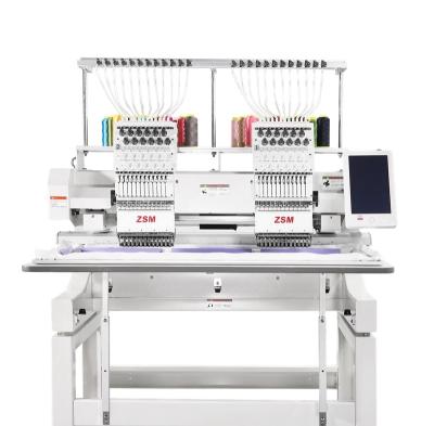 China Garment Shops Embroidery Machine Wholesale Double Heads Computerized Embroidery Machine For Business And Home for sale